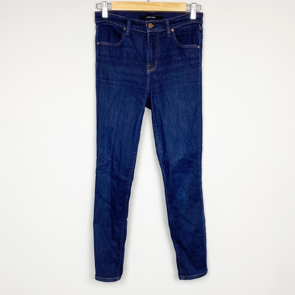 J Brand Maria High Rise Skinny Dark Wash Jeans